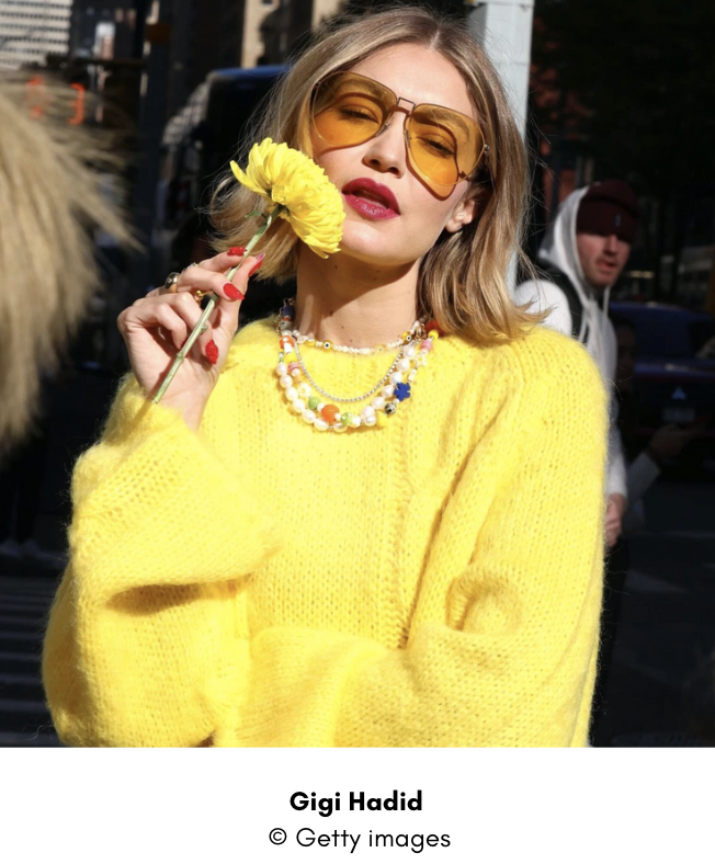 Gigi Hadid carré flou